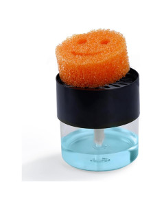 Dispensador de Jabón OENUASG con Soporte para Esponjas - Blanco