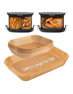 150 Forros Desechables para Freidora de Aire MMH 7QT/11QT