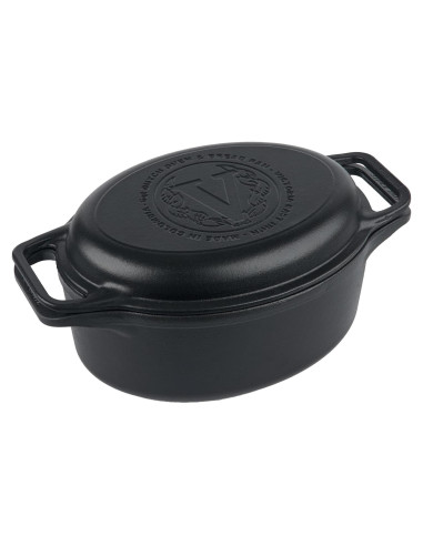 Juego de Olla Holandesa y Sartén Victoria 6QT Hierro Fundido