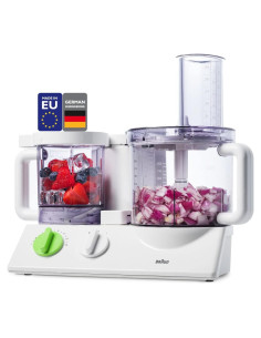 Procesador de Alimentos Braun FX-3030 12 Tazas 600W Blanco