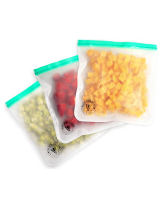 Bolsas de Snack Reutilizables Fresh Menu Kitchen 26x20cm 5 Pzas