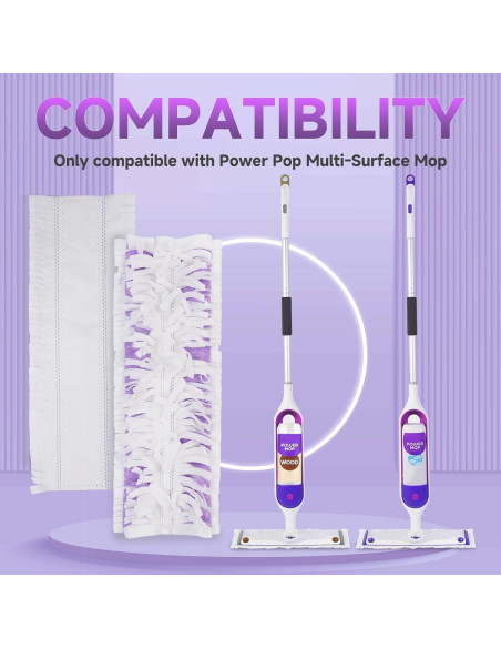 Recargas de Mopa Desechable WENGROU 30 Paños Multi-Superficie