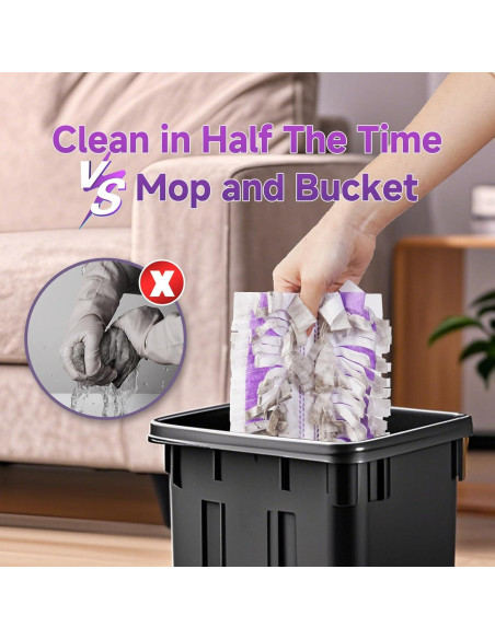 Recargas de Mopa Desechable WENGROU 30 Paños Multi-Superficie