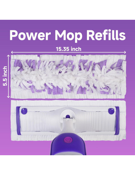 Recargas de Mopa Desechable WENGROU 30 Paños Multi-Superficie