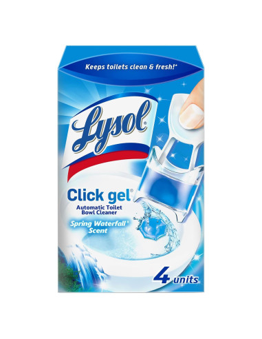Limpiador Automático de Inodoro Lysol Click Gel Fresco Oceánico - 6 Aplicadores