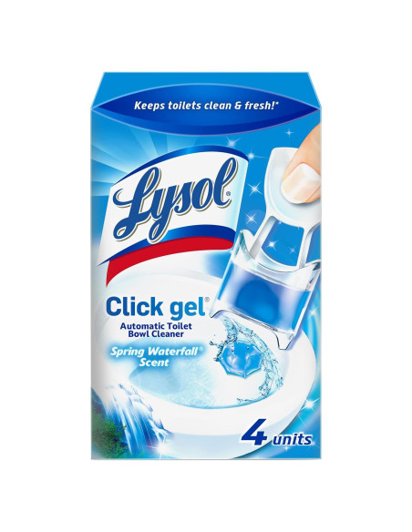 Limpiador Automático de Inodoro Lysol Click Gel Fresco Oceánico - 6 Aplicadores