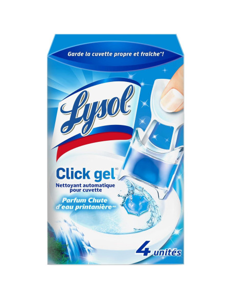 Limpiador Automático de Inodoro Lysol Click Gel Fresco Oceánico - 6 Aplicadores
