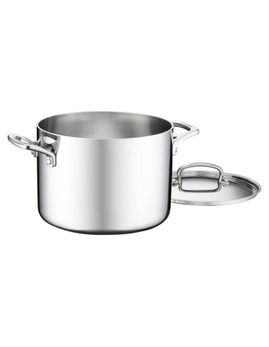 Cacerola Cuisinart Clásica Francesa 6L Acero Inoxidable con Tapa