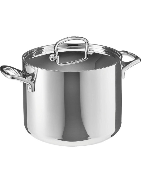 Cacerola Cuisinart Clásica Francesa 6L Acero Inoxidable con Tapa