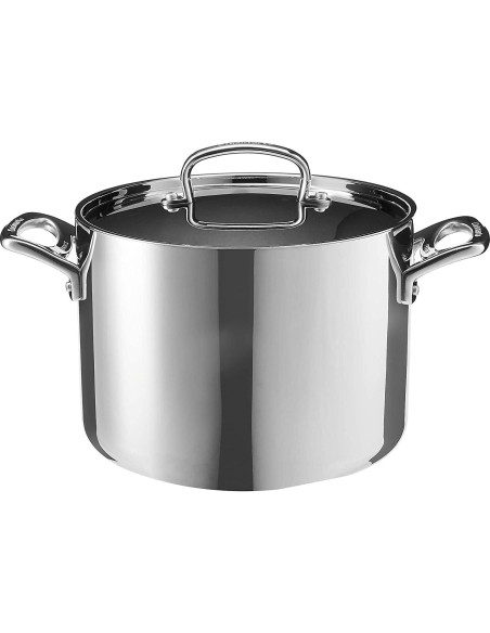 Cacerola Cuisinart Clásica Francesa 6L Acero Inoxidable con Tapa