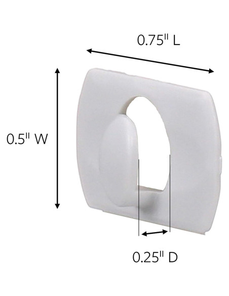 Clips Decorativos Transparentes Command 20 Piezas Sin Daños