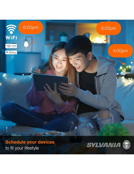 Enchufe Inteligente Wifi SYLVANIA 4 Unidades Control por Voz