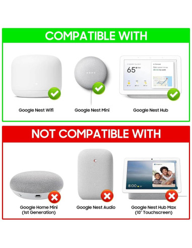 Adaptador 14V 15W Compatible con Google Nest Mini y Hub