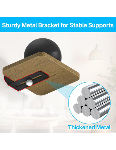 Soporte de pared ajustable Aiweiwa para altavoces Echo