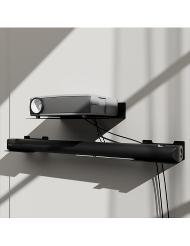 Estante Flotante de Metal PzewMo 23x17 cm Montado en Pared