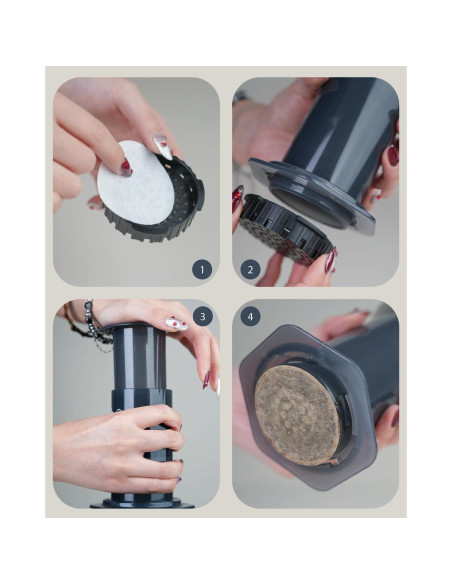 Filtros de papel desechables Bake Choice 500 unidades 6.35 cm