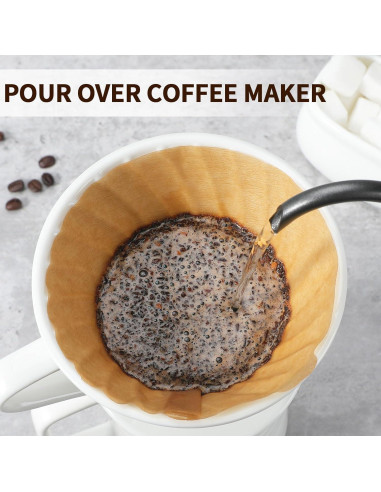 Vertedor de Café Cerámico Mongdio MD-TCLB Blanco 439g