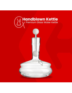 Hervidor de Agua de Vidrio Chemex 1.89L con Mango de Silicona 2