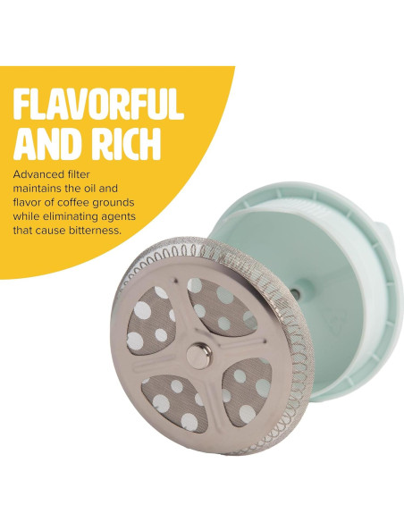 Conjunto de Prensa Francesa y Espumador Tasty Aqua 2 Piezas