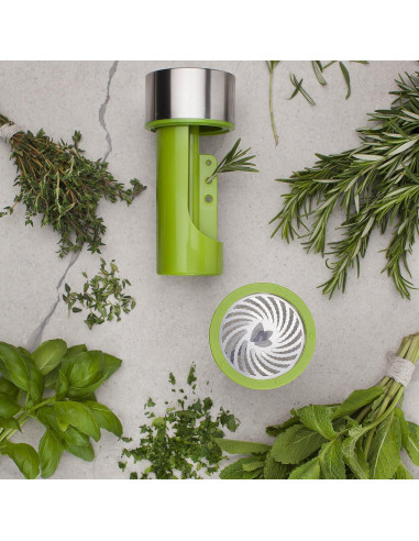 Molino de Hierbas Microplane 2 en 1 Acero Inoxidable 170g