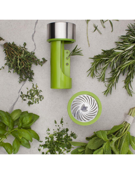 Molino de Hierbas Microplane 2 en 1 Acero Inoxidable 170g