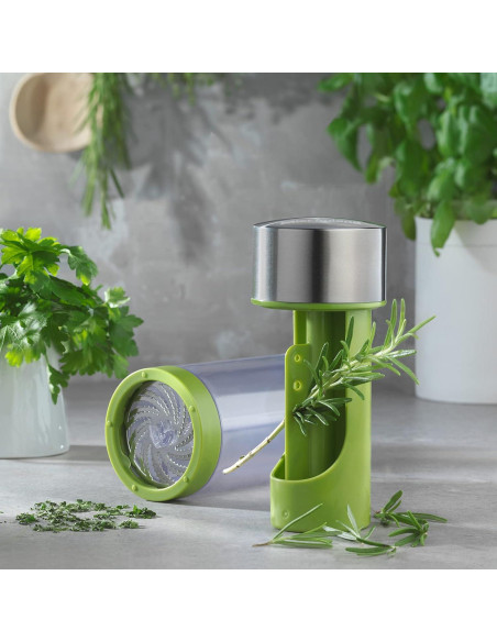 Molino de Hierbas Microplane 2 en 1 Acero Inoxidable 170g