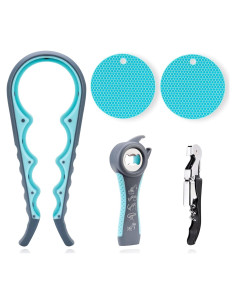 Abrebotellas y Abrefrascos ASTOFLI 5 en 1 para Personas Mayores