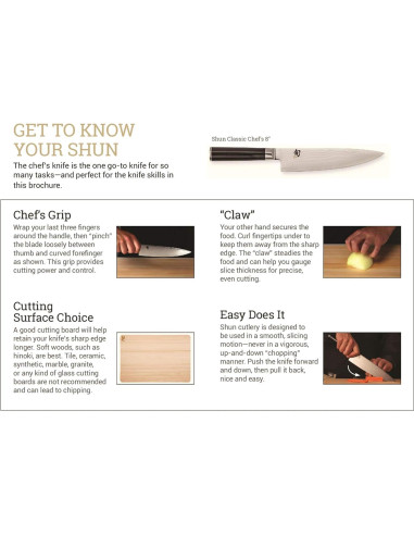 Conjunto de Cuchillos de Cocina Shun Classic 5 Piezas