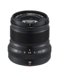 Lente Fujifilm XF 50mm F2 R WR Negro - Teleobjetivo Compacto