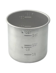 Taza Medidora de Arroz Daiso Acero Inoxidable 180 mL