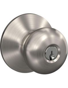 Cerradura de Entrada Schlage F51A PLY 619 Níquel Satinado 2