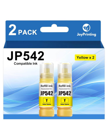 Botellas de Tinta Amarilla Pigmento JoyPrinting 542 (2x70ml)