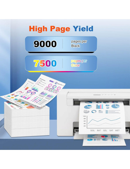 Botellas de Tinta Amarilla Pigmento JoyPrinting 542 (2x70ml)