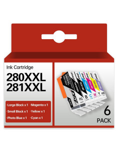 Cartucho de tinta compatible Canon PGI-280XXL CLI-281XXL 6 colores