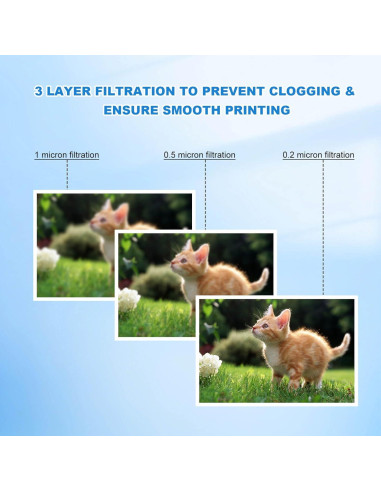 Botellas de Tinta Amarilla Pigmento JoyPrinting 542 (2x70ml)