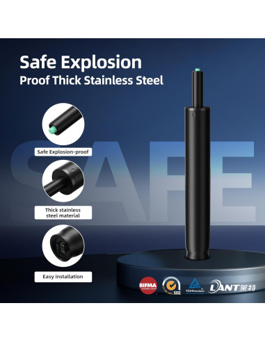 Cilindro de Reemplazo para Silla de Oficina MASTERY MART 5.5"