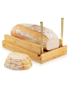 Cortador de Pan de Bambú Apace Living - Ajustable 16.5 cm