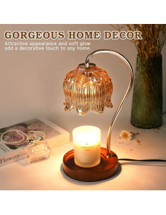 Lámpara Calentadora de Velas Funistree con Temporizador 27.2cm 2