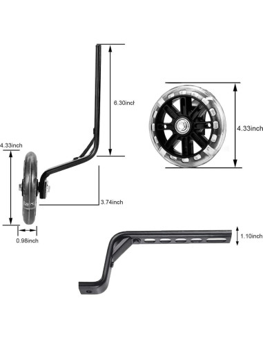 Estabilizadores de Bicicleta LAMOOER 12-20" para Niños