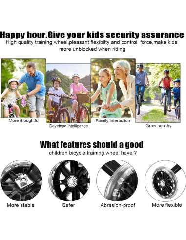 Estabilizadores de Bicicleta LAMOOER 12-20" para Niños