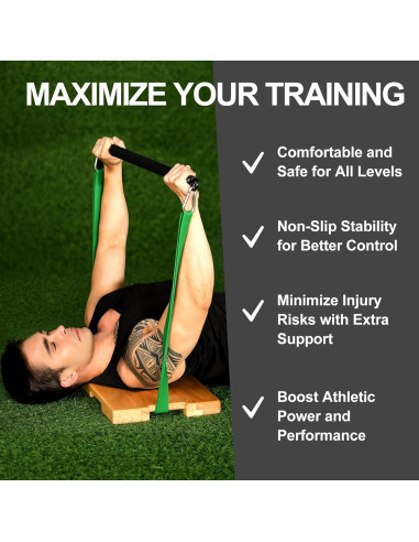 Tabla de Fitness de Madera OARSE Antideslizante 59.69x30.48cm