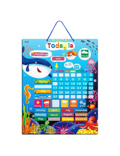 Calendario Magnético Portátil SpriteGru Océano 38x30.5cm