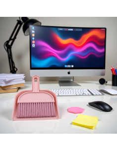 Juego de Escoba y Recogedor Mini JJLFresheners Rosa 2