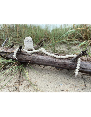 Guirnalda de Pompones de Fieltro Blanco 50 Piezas - Wildflower