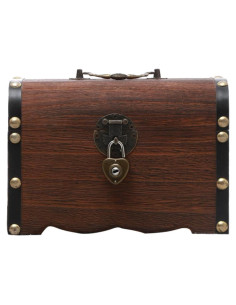 Banca de Cerdo de Madera Ragyzity con Cerradura 19x15x15 cm