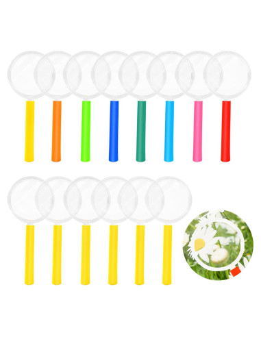 Lupa Colorida para Niños IRCHLYN - Paquete de 48 Piezas