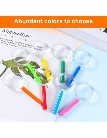 Lupa Colorida para Niños IRCHLYN - Paquete de 48 Piezas