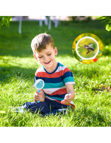 Lupa Colorida para Niños IRCHLYN - Paquete de 48 Piezas