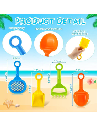 Set de Jardinería para Niños Sosation 24 Piezas Multicolor