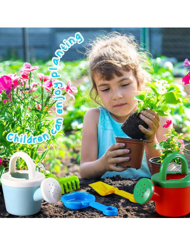 Set de Jardinería para Niños Sosation 24 Piezas Multicolor